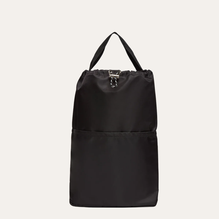 THE RIPPLE DUO POCKET —SHOE BAG VERTICAL CARRYING CASE / STINGRAY BLACK