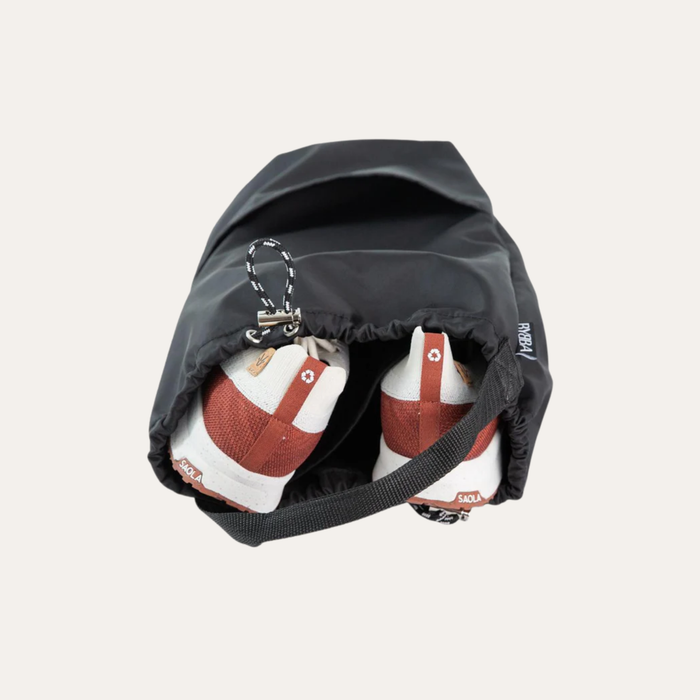 THE RIPPLE DUO POCKET —SHOE BAG VERTICAL CARRYING CASE / STINGRAY BLACK