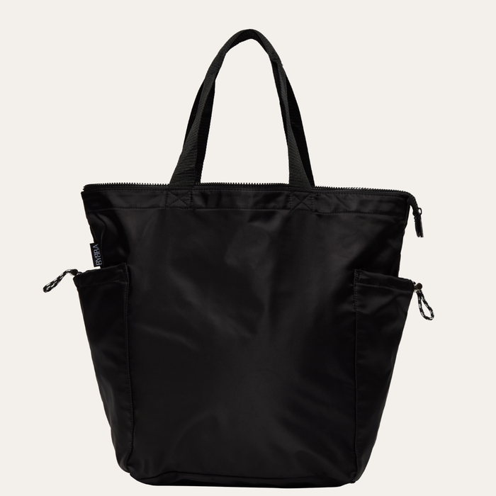 THE RIPPLE ZIP-TOP TOTE BAG / STINGRAY BLACK