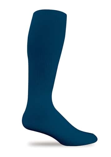 Therassage Navy Blue Compression Full Support Knee High Socks