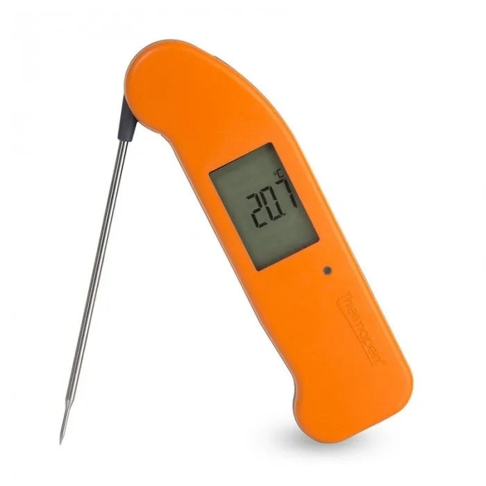 one instant read thermometer orange