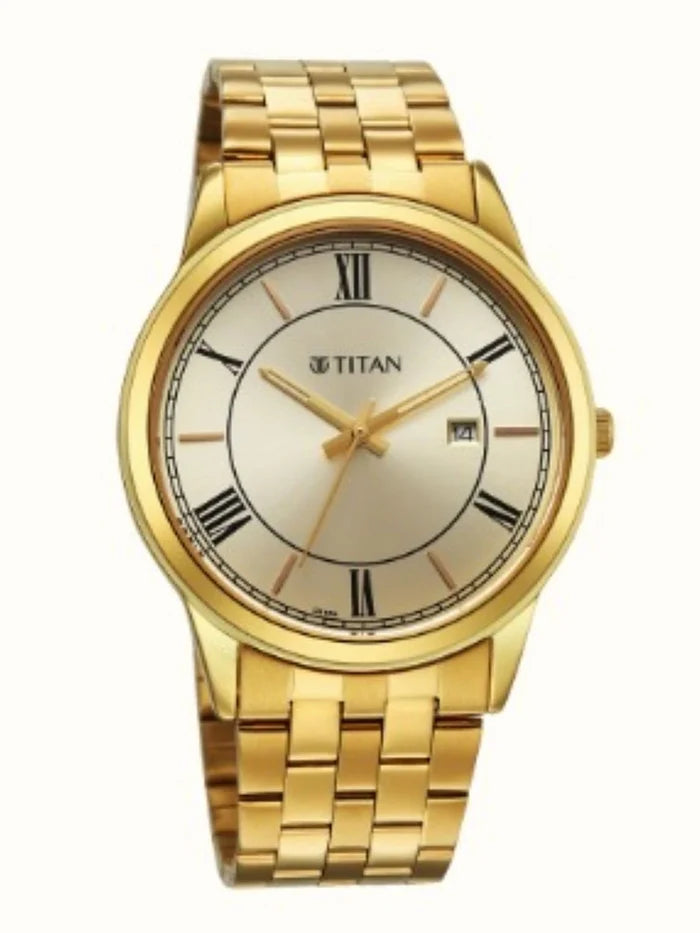 Titan Karishma Festive III Analogue Watch With Bracelet Style Strap - 10060YM01