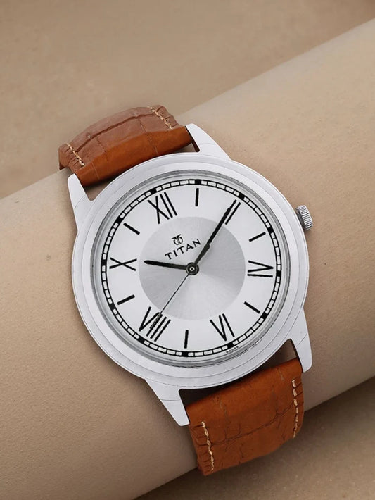 Titan Karishma Quartz Analog With Silver Dial Watch - NN1735SL01