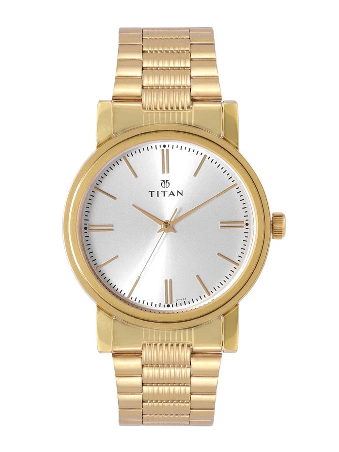 Titan Karishma Quartz Analog With White Dial Watch - NP1712YM01
