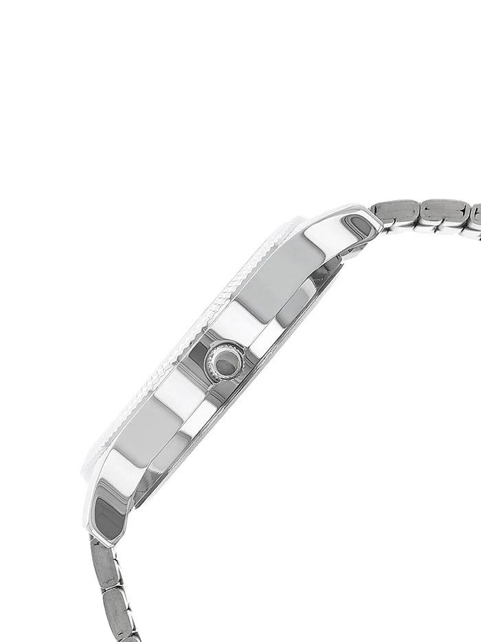 Titan Quartz Analog With White Dial Watch - NT1650BM01