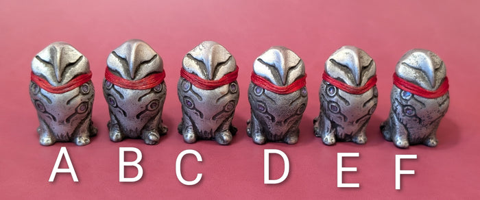 TOKEN OF **UNKNOWN PRONUNCIATION** ACOLYTE- PEWTER METAL CHARM