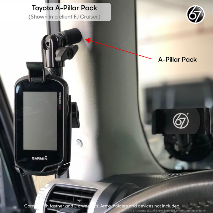 Toyota A-Pillar Mounting Point Pack