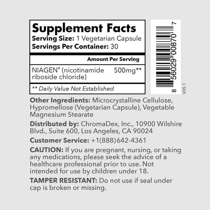 Tru Niagen Advanced Pro 500mg (30 Capsules)