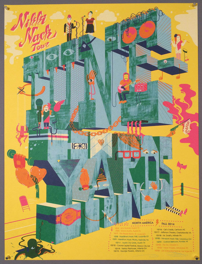 tUnE-yArDs: Nikki Nack Tour Lemon Drop variant