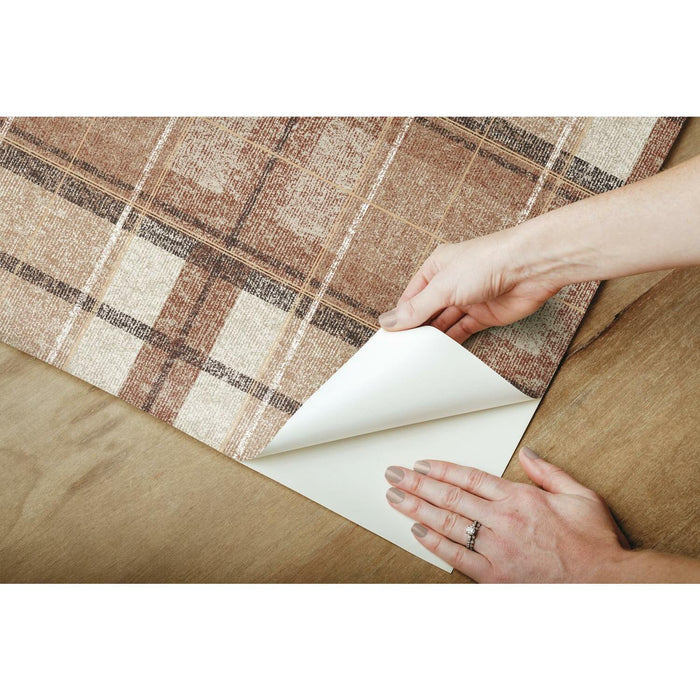 Tweed Plaid Peel & Stick Wallpaper - EonShoppee