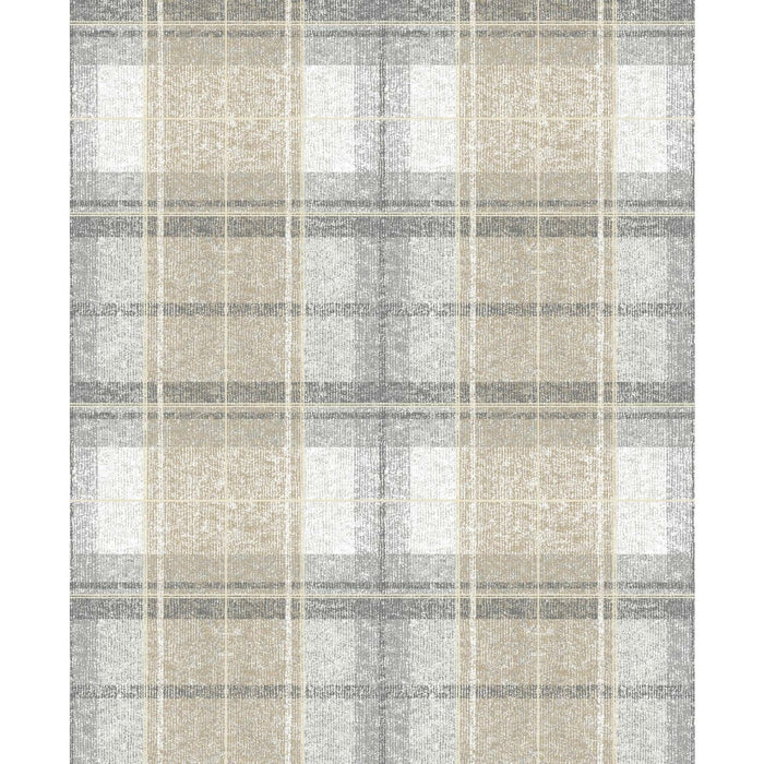 Tweed Plaid Peel & Stick Wallpaper - EonShoppee