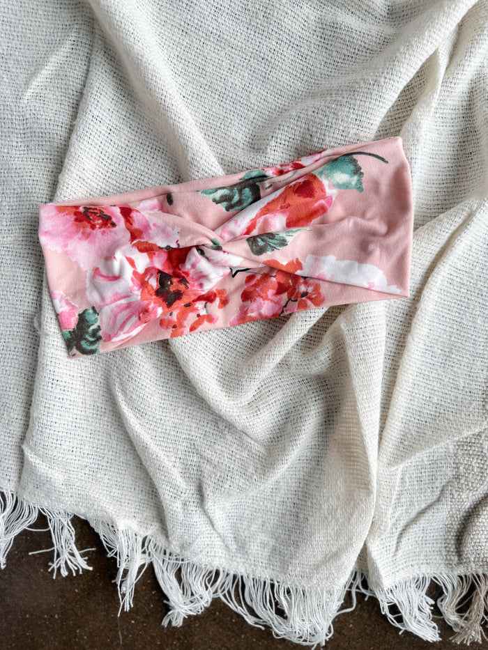 Twistband™ - Peach Floral