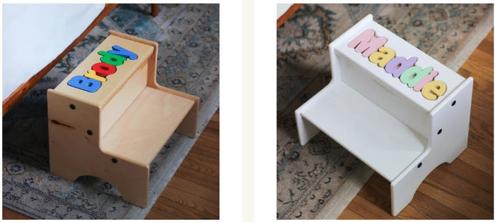 Two-Step Puzzle Stool