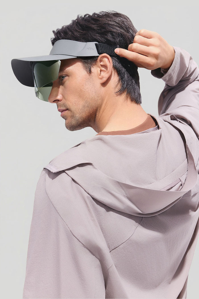 Unisex Sun Protection Hat with Integrated Sunglasses UV 400 TS001
