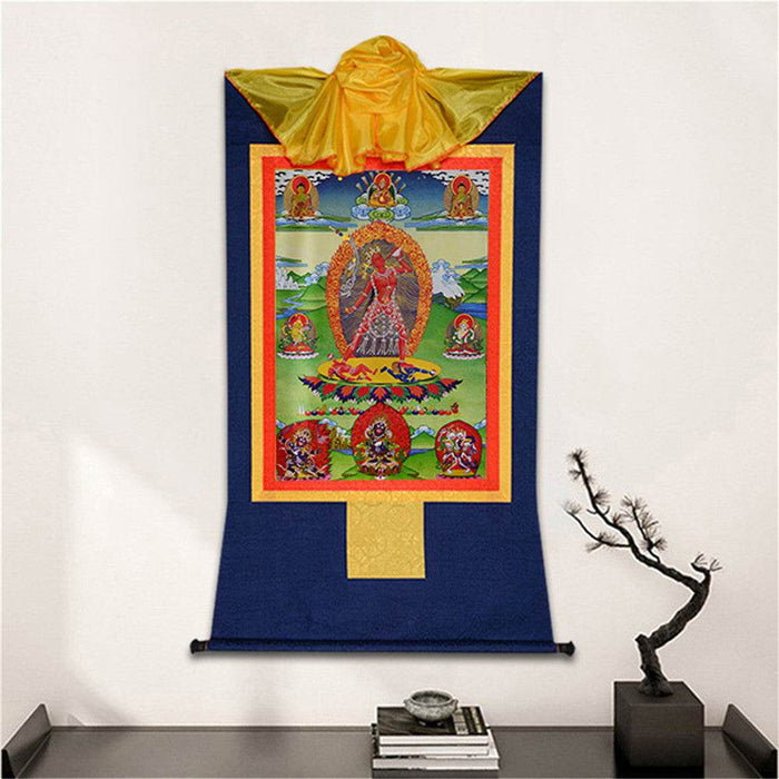 Vajrayogini/Narodakini/Dorje Naljorma/ - Tibetan thangka painting, detailed view
