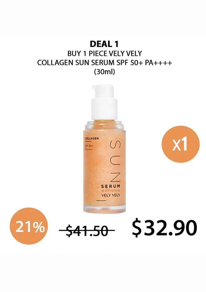 (BUY 1) VELY VELY COLLAGEN SUN SERUM
