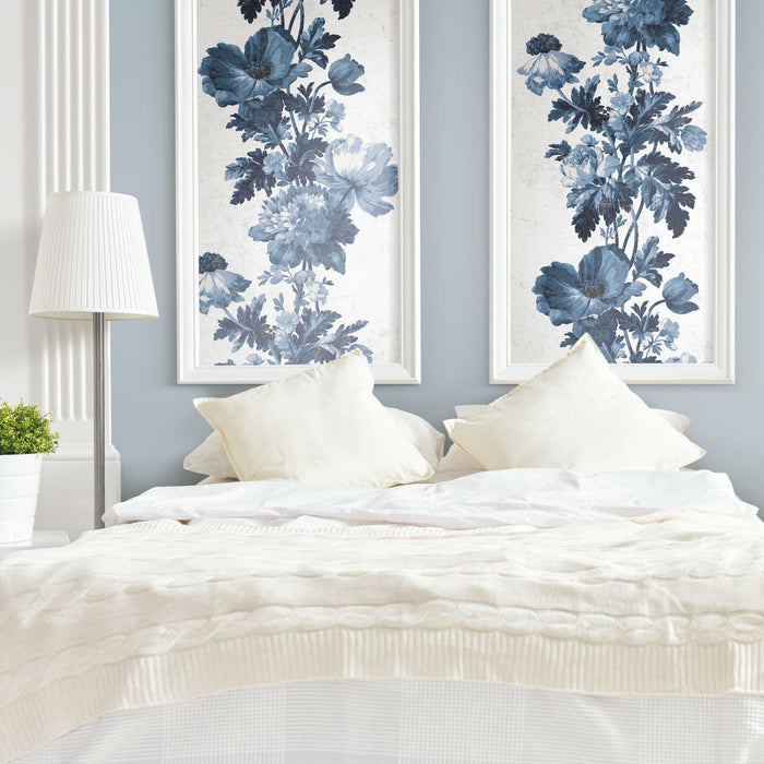 Vintage Floral Stripe Peel & Stick Wallpaper - EonShoppee