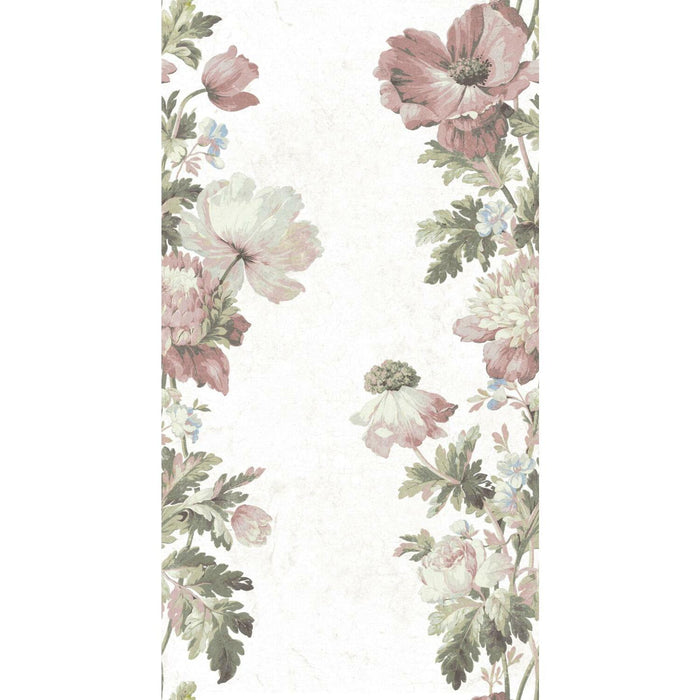 Vintage Floral Stripe Peel & Stick Wallpaper - EonShoppee