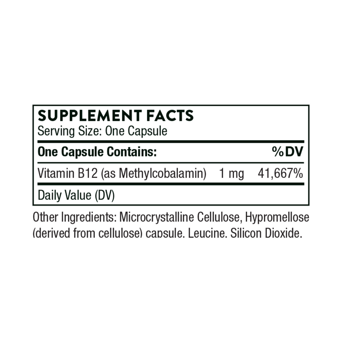 Vitamin B12 (formerly Methylcobalamin) by Thorne