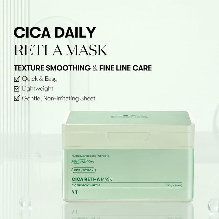 VT COSMETICS Cica Reti-A Mask 30 pcs