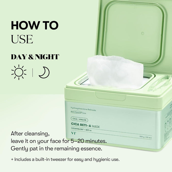 VT COSMETICS Cica Reti-A Mask 30 pcs