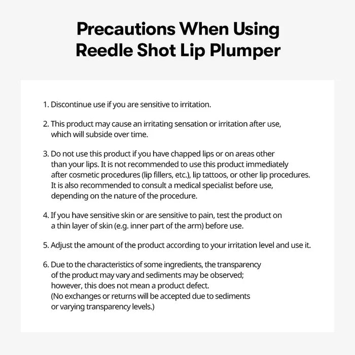 VT Reedle shot Lip Plumper Expert 4.3g