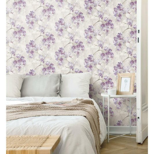 Weeping Cherry Tree Blossom Peel & Stick Wallpaper - EonShoppee