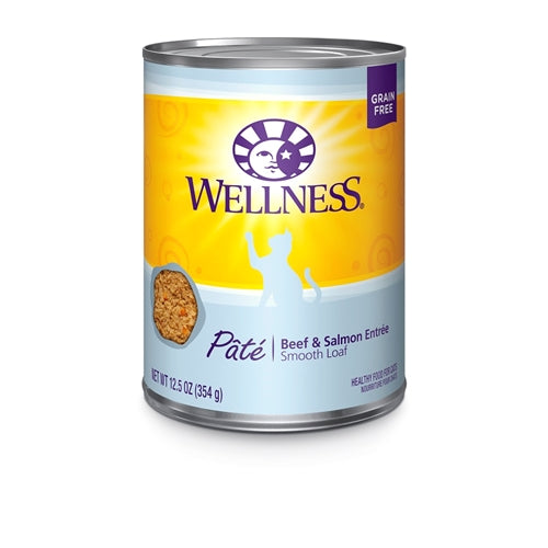 Wellness Beef & Salmon Cat Cans