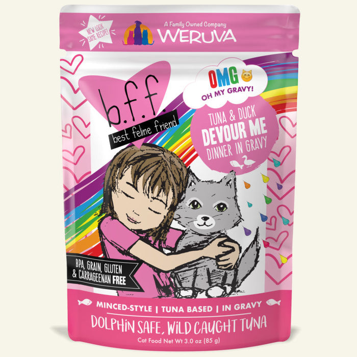 Weruva BFF Pouch Tuna & Duck Devour Me Cat Food