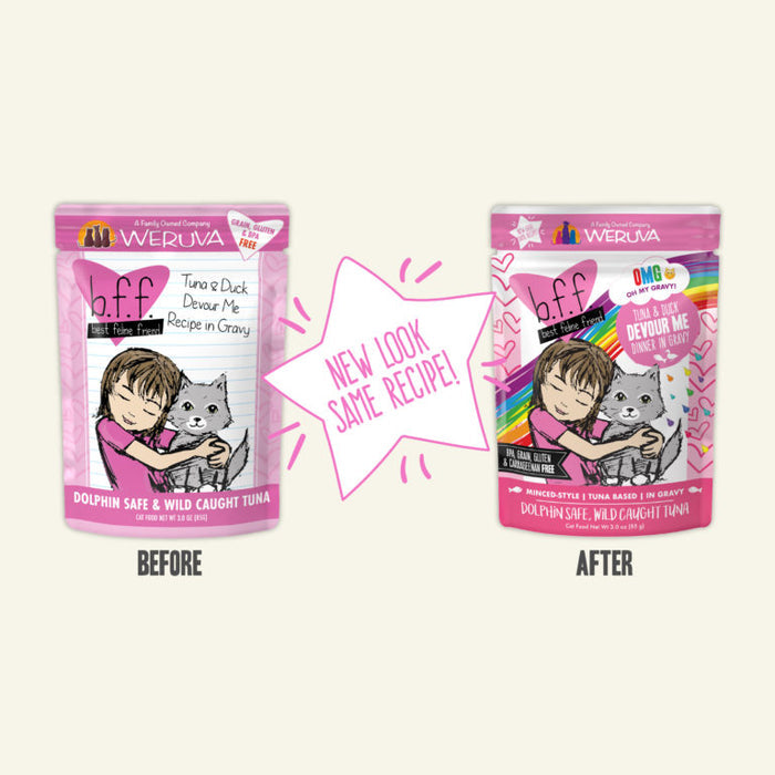 Weruva BFF Pouch Tuna & Duck Devour Me Cat Food