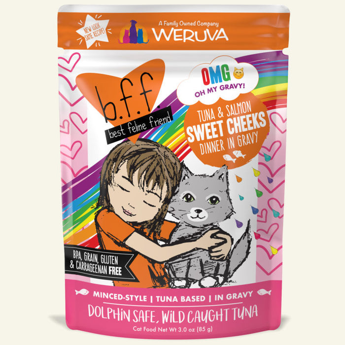 Weruva BFF Pouch Tuna & Salmon Sweet Cheeks Cat Food
