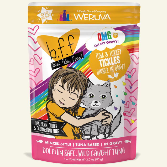 Weruva BFF Pouch Tuna & Turkey Tickles Cat Food