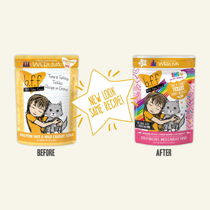 Weruva BFF Pouch Tuna & Turkey Tickles Cat Food