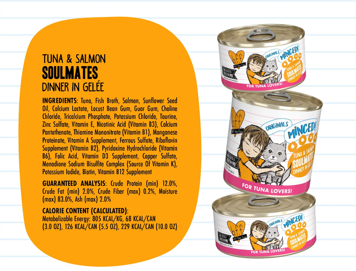 Weruva BFF Tuna & Salmon Soulmates Canned Cat Food