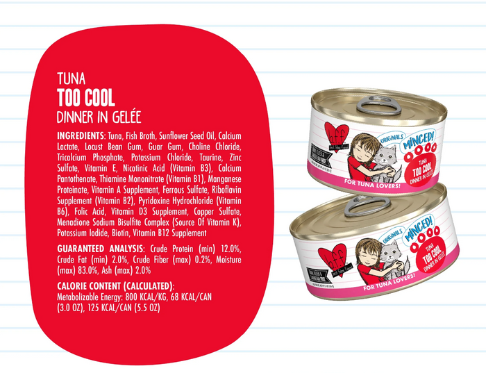 Weruva BFF Tuna Too Cool Canned Cat Food