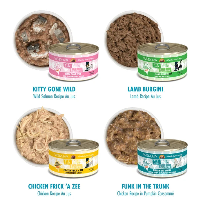 Weruva CITK Kitchen Cuties Canned Cat Food Variety Pack
