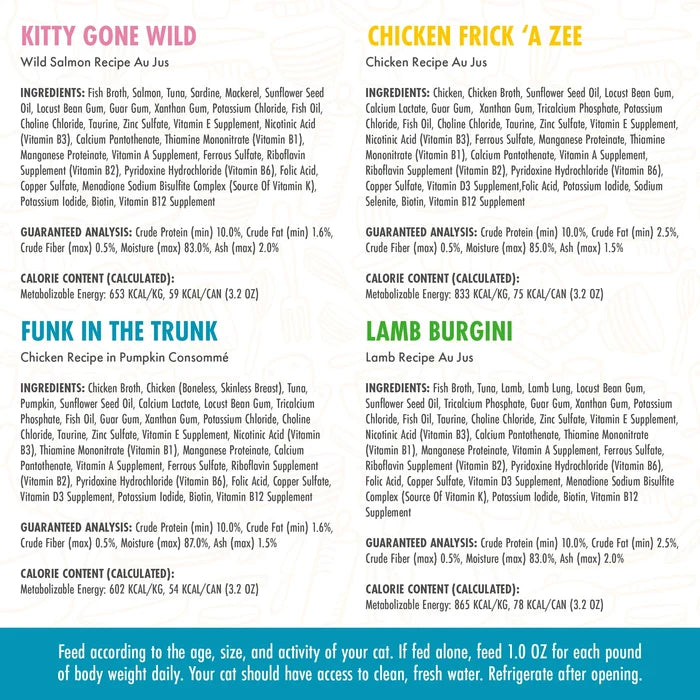 Weruva CITK Kitchen Cuties Canned Cat Food Variety Pack