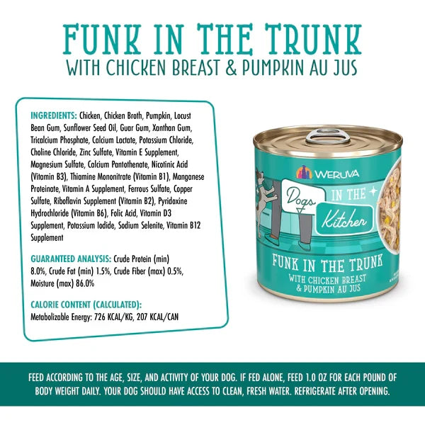 Weruva DITK Funk In The Trunk Canned Dog Food