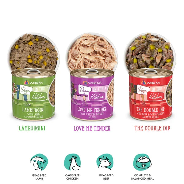 Weruva Dogs In The Kitchen Doggie Dinner Dance Variety Pack