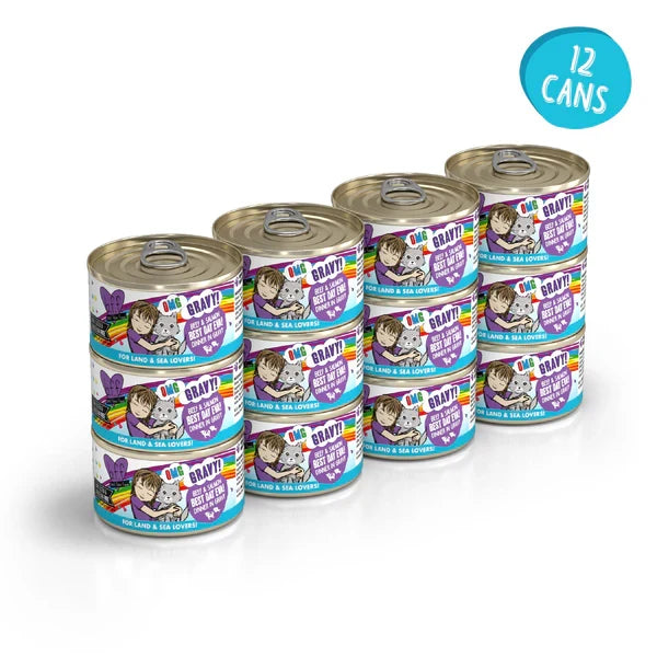 Weruva OMG Best Day Eva! Beef & Salmon Canned Cat Food