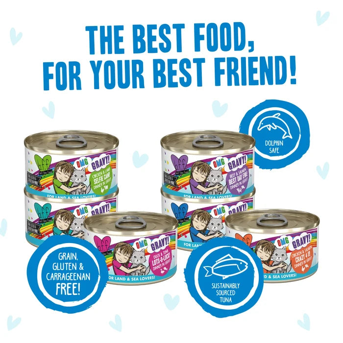 Weruva OMG Canned Cat Food Variety Pack Rainbow Road
