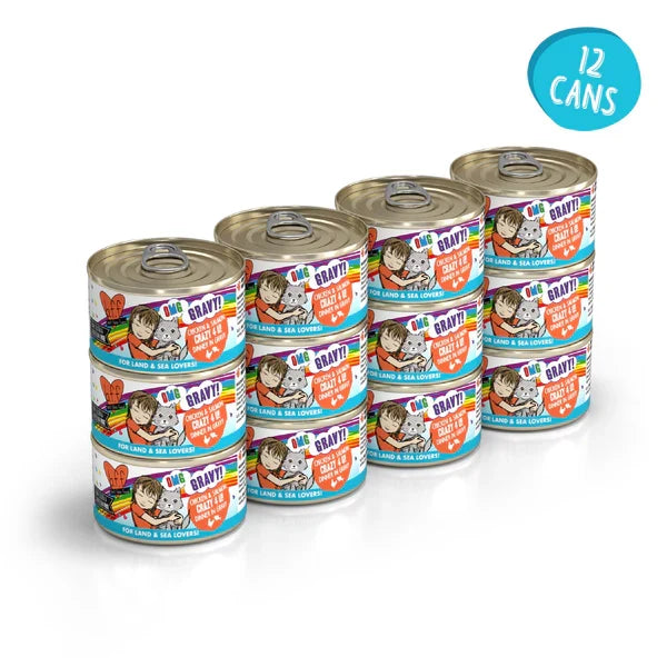 Weruva OMG Crazy 4 U! Chicken & Salmon Canned Cat Food