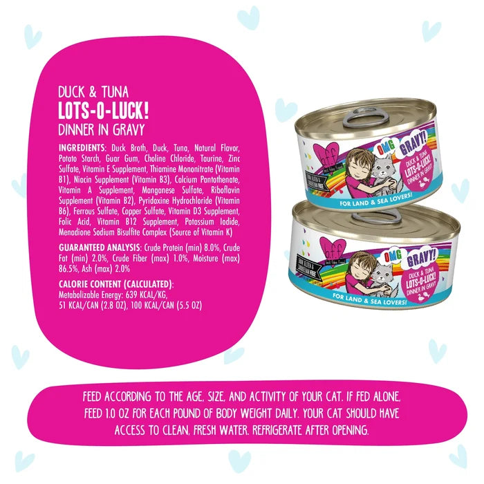 Weruva OMG Lots-O-Luck! Duck & Tuna Canned Cat Food
