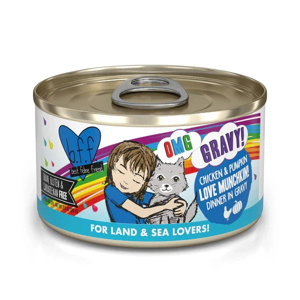 Weruva OMG Love Munchkin! Chicken & Pumpkin Canned Cat Food