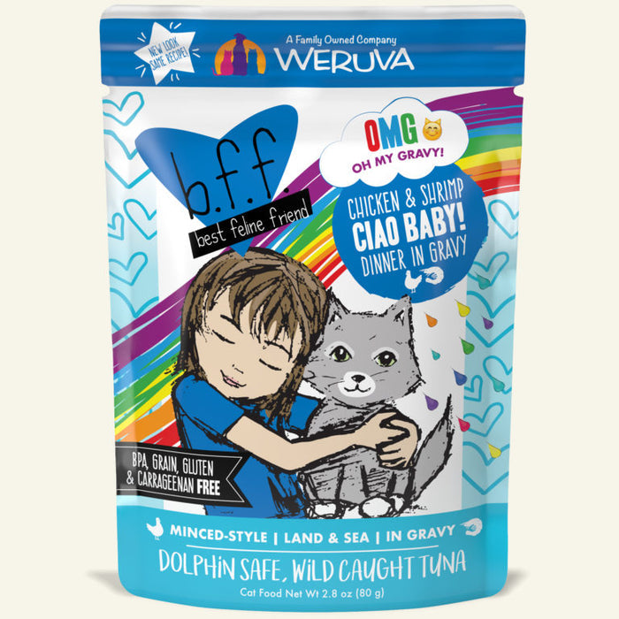 Weruva OMG Pouch Ciao Baby! Chicken & Shrimp Cat Food
