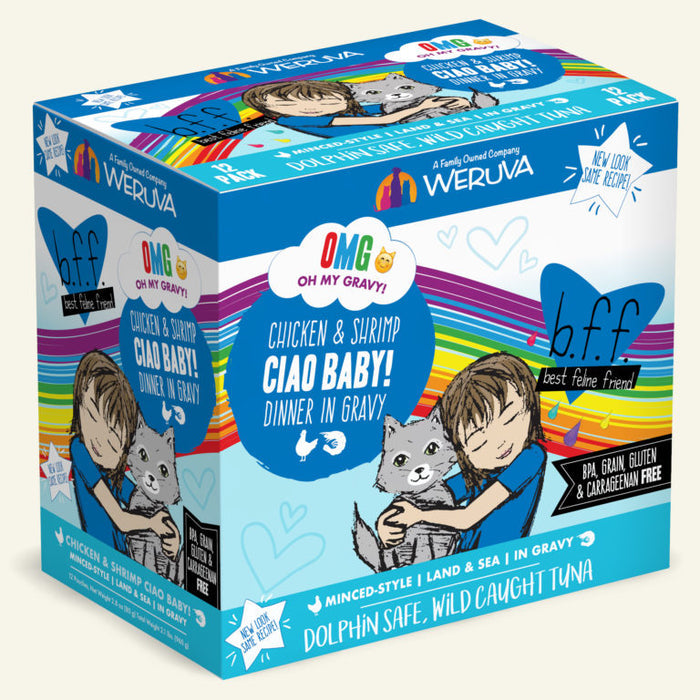 Weruva OMG Pouch Ciao Baby! Chicken & Shrimp Cat Food