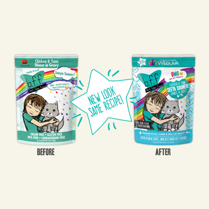 Weruva OMG Pouch Seeya Sooner! Chicken & Tuna Cat Food
