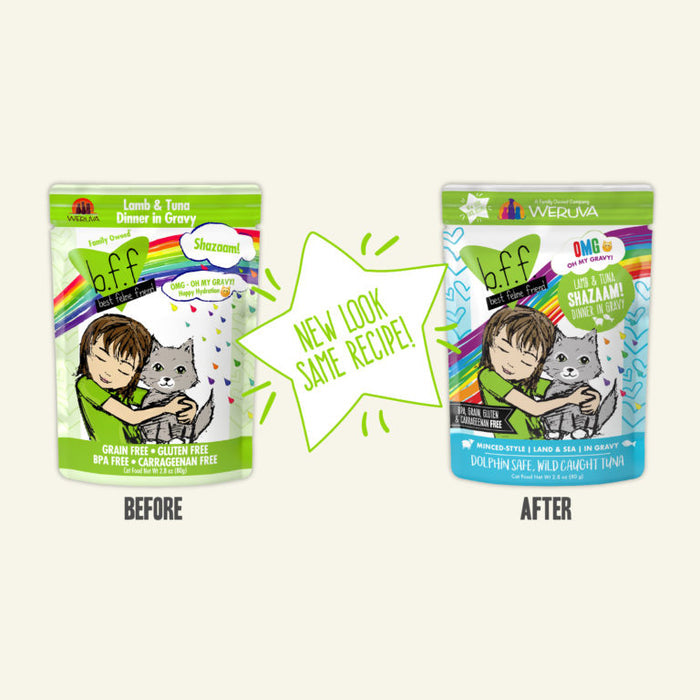 Weruva OMG Pouch Shazaam! Lamb & Tuna Cat Food
