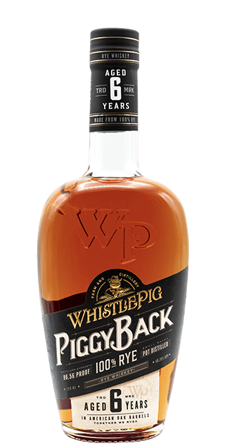Whistlepig PiggyBack Rye Whiskey Aged 6 years