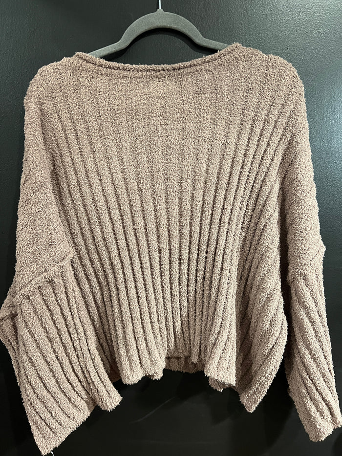 Wide Round Neck Sweater